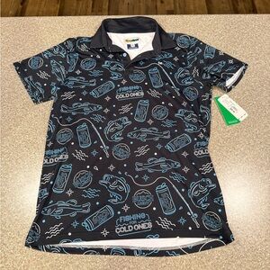 Busch Light Golf Polo Men’s Size M